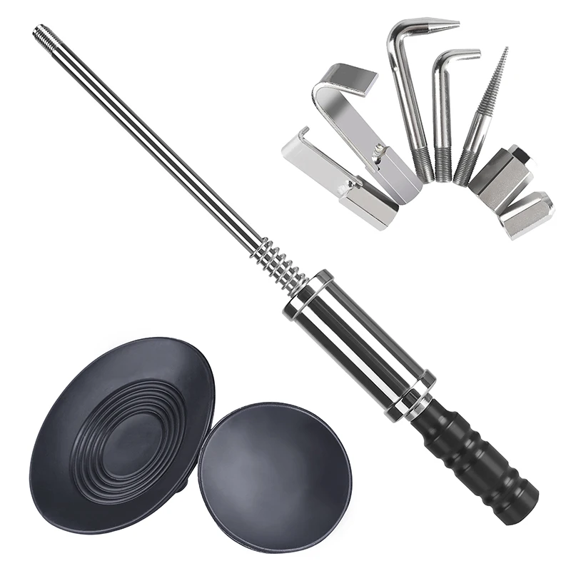 Kit estrattore ammaccature per auto Strumenti per martello scorrevole con gancio Rimuovi ammaccature per la riparazione della carrozzeria