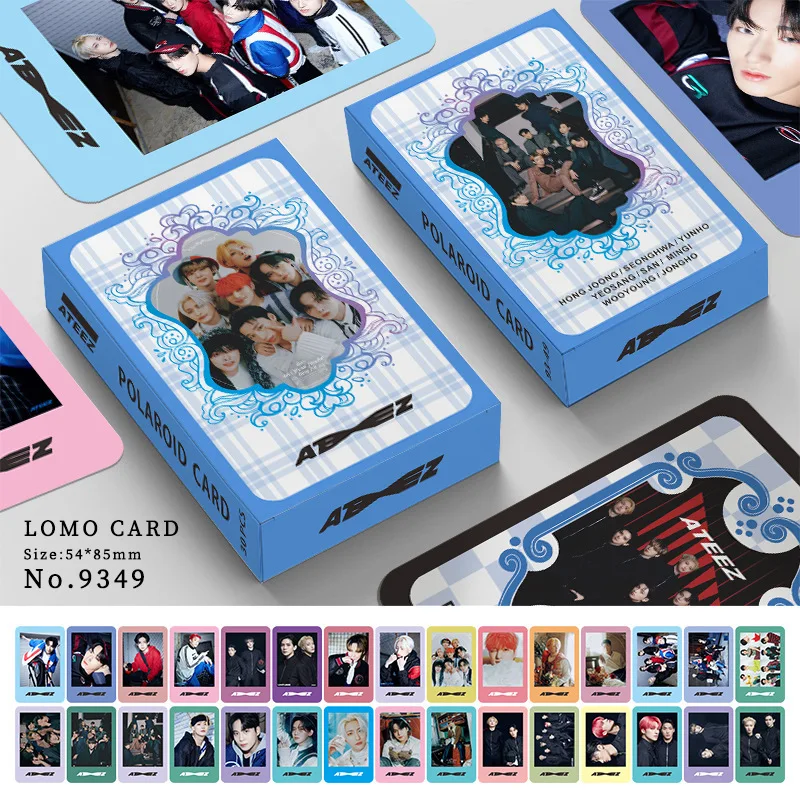 ATEEZ Album Surrounding Small Double Sided LOMO High Definition Photo Interior Decoration Card