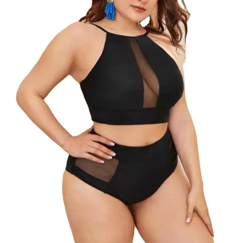 Bikini Set Korte Badpak Vrouwen Hoge Taille Badmode Vrouwelijke Bedrukte Zwemmers Zwembadpak