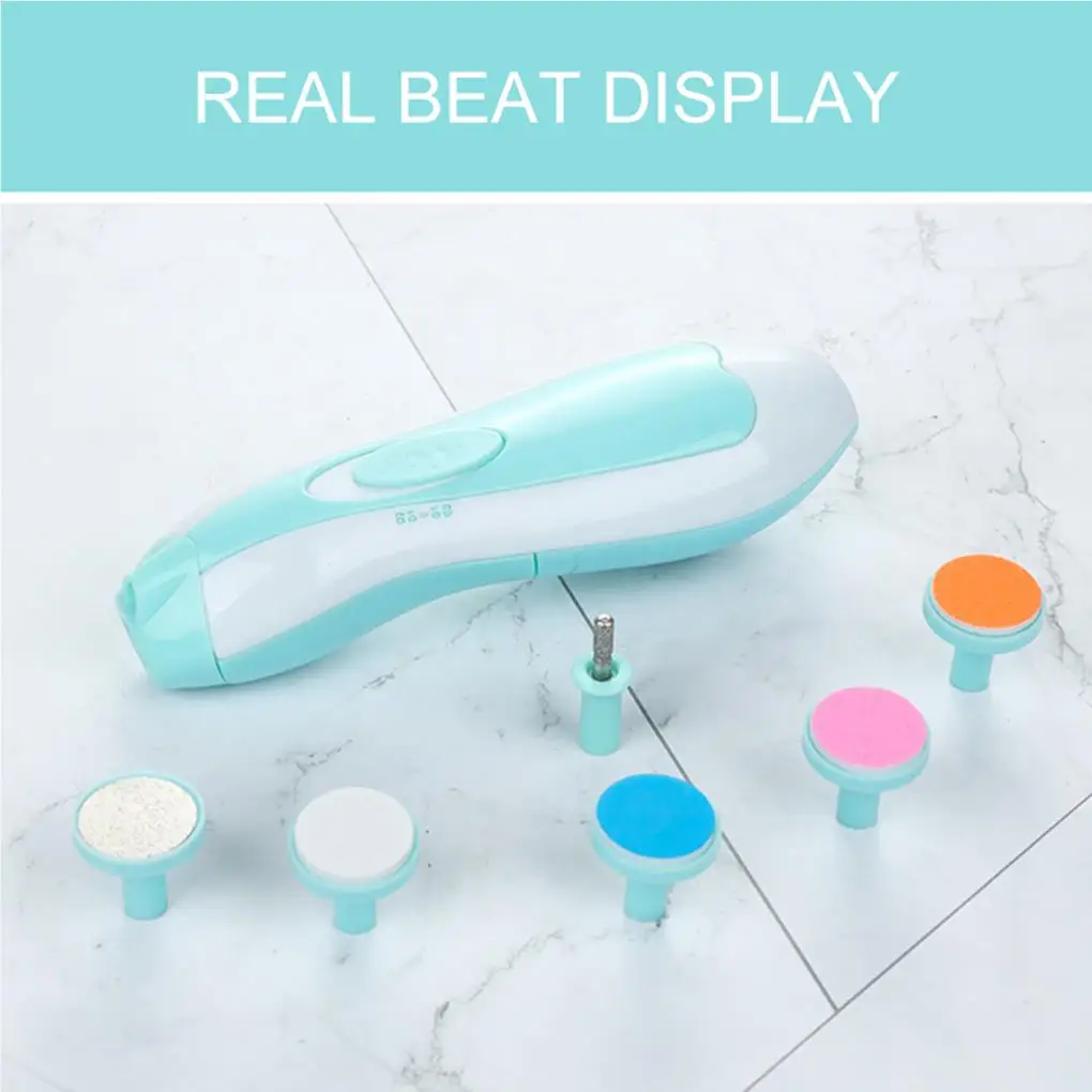 Electric Baby Nail Trimmer Baby Scissors Babies Nail Care Safe Nail Clipper Cutter For Kids Infant Newborn Nail Trimmer Manicure