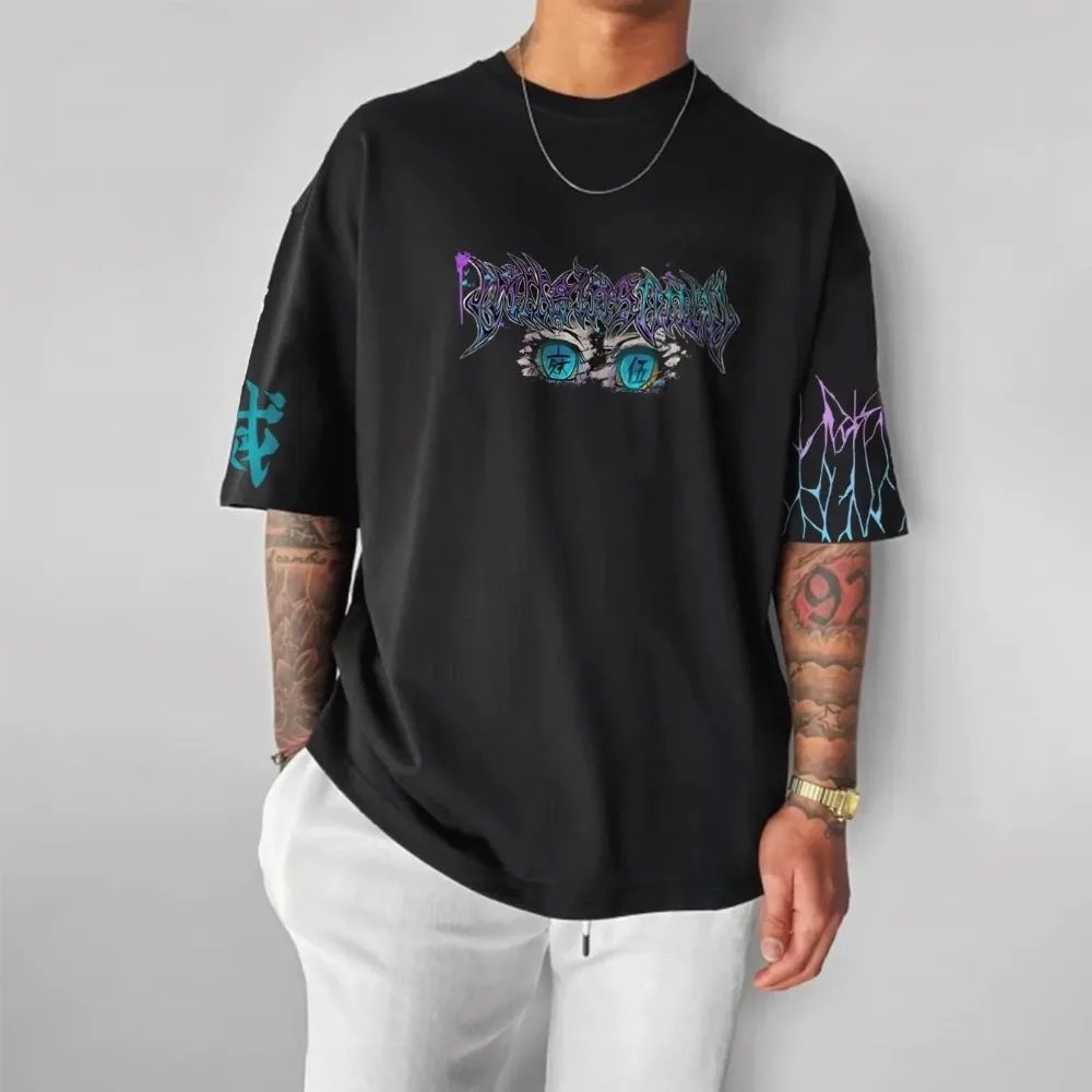 鬼滅の刃 メンズ Tシャツ 胡蝶しのぶ 夏 日本アニメ Tシャツ 春と秋 ボーイズ ストリート 半袖 親子ウェア