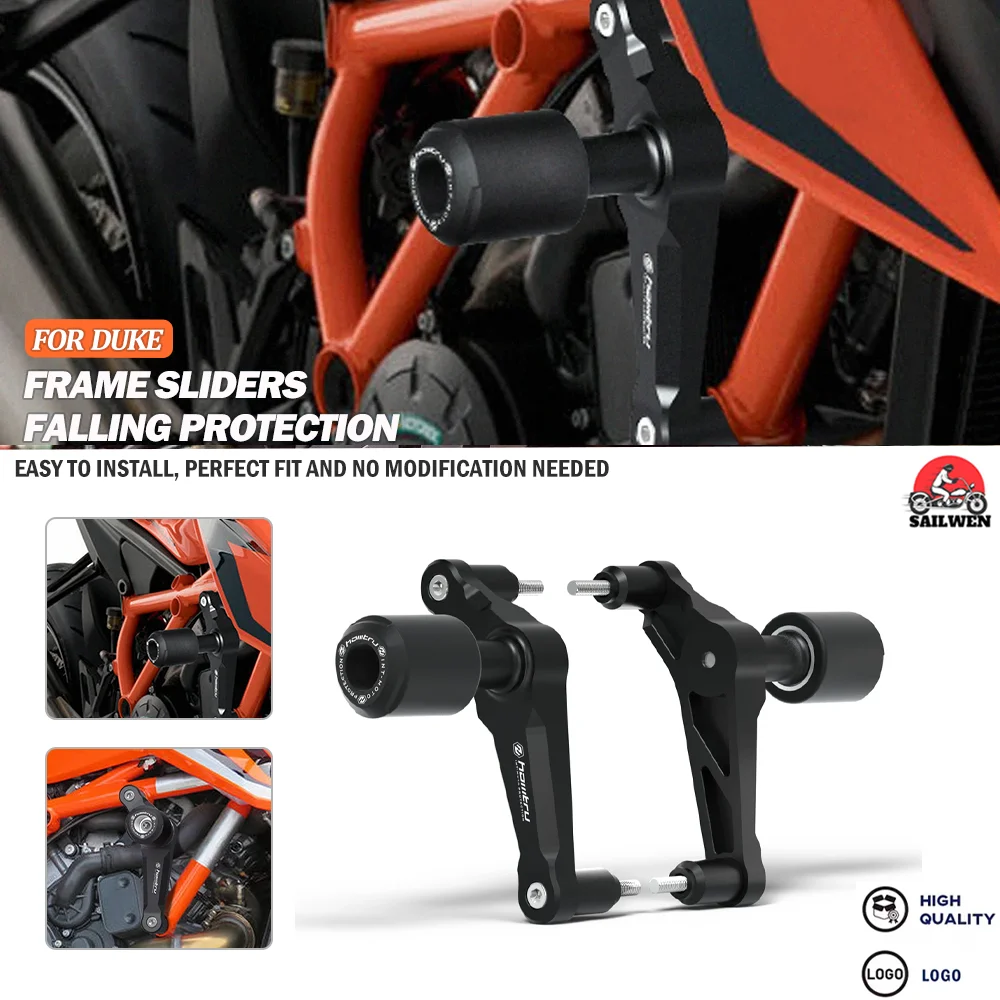 Motorcycle Falling Protection Frame Slider Fairing Guard Crash Pad Protector For 1390/1290 Super Duke R / RR / EVO 2020-2024