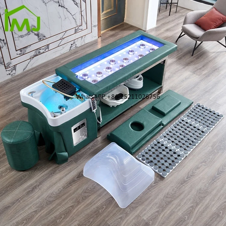 Multifunctional Head Therapy Chinese medicine Fumigation massage chair Moxibustion shampoo bed