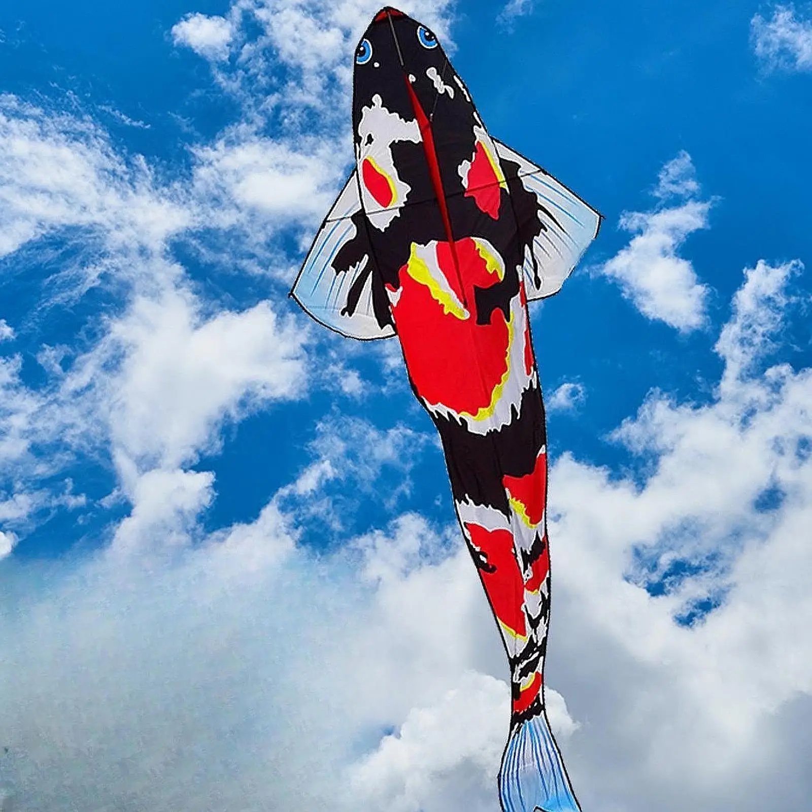 Professional Kite Flying Popular Colorfu Koi Kite Unique Practical  Lightweight for Outdoor Beach Holiday Weekends Park