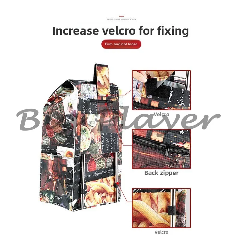 Shopping cart bag accessories parts luggage truck trolley case trailer shopping super easy to use accessories oversized
