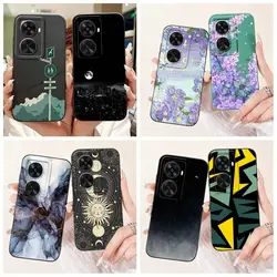 For Huawei nova 12 SE Case 2024 New Fashion Flower Marble Soft Matte Silicone Phone Back Cover For Huawei Nova12 SE BNE-LX1 Capa
