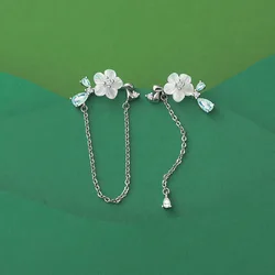 Thaya 2024 Trendy Women Earrings Original Design Flower Tassel Earrings Stud Fashion Dangle Earring For Women Party Fine Jewelry