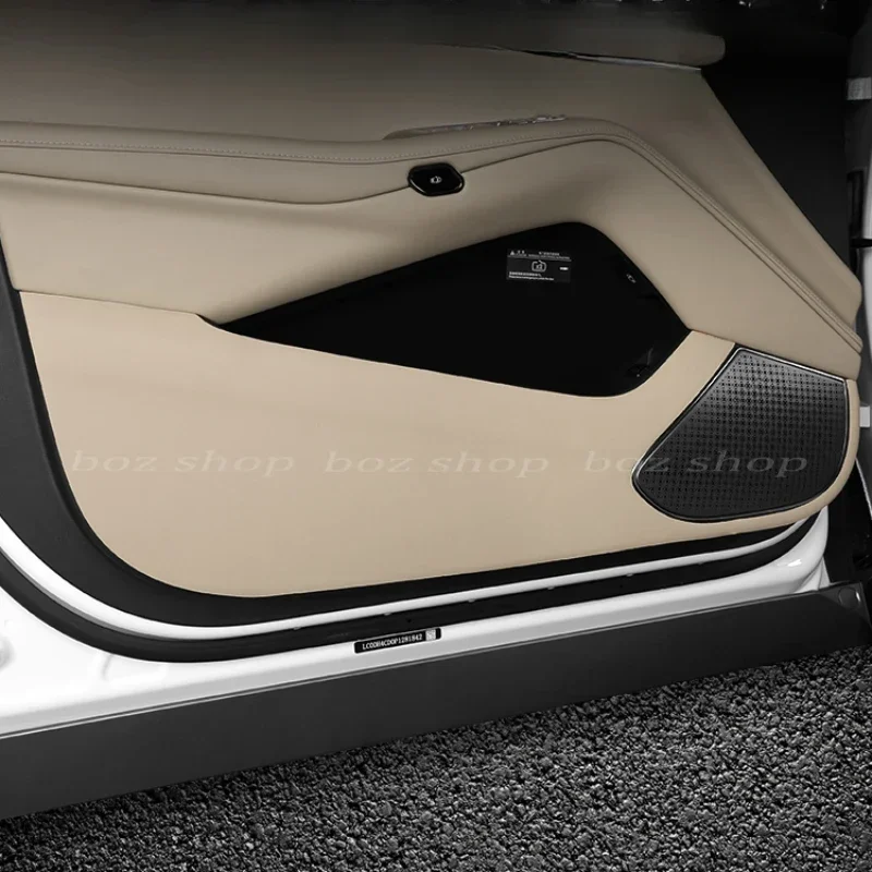 For DENZA N7 2024 Door Anti-kick Pad Door Panel Protective Sticker Anti-dirty Leather Pad Interior Protection Board Accessories