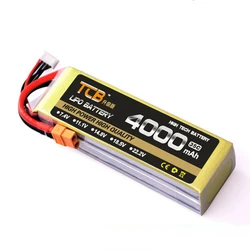 2S 3S 4S 5S 6S 7S 8S 4000mAh 35C RC Lipo Battery for Airplane Drone RC Car Rechargeable