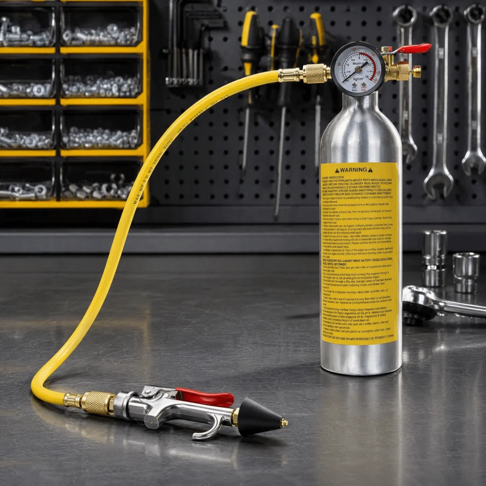 Pressure Control Air Conditioning Cleaning Kit Safety Release Valve Instant Pressure Monitor AC Flushing Kit Maintenance Free
