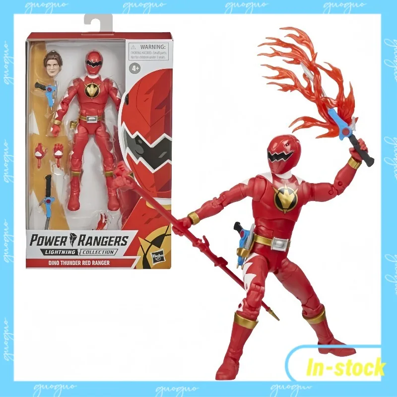 

【In-stock】Hasbro Power Rangers Dinosaur Thunder Red Warrior 6-inch Action Figure Toy Model