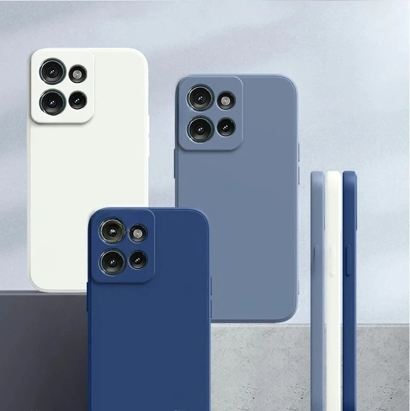 حافظة هاتف من السيليكون السائل الناعم غطاء خلفي لهاتف موتورولا موتو إيدج 50 برو نيو فيوجن 50 برو 50 نيو 5 جرام كلاسيك شل