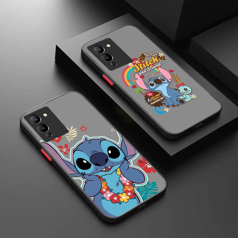 Cute Cartoon Stitch Phone Case For Infinix 5 4 TECNO POVA NEO 3 CAMON 17P 15 SPARK 8 6 GO 5 AIR CAMON 16 15 S PRO