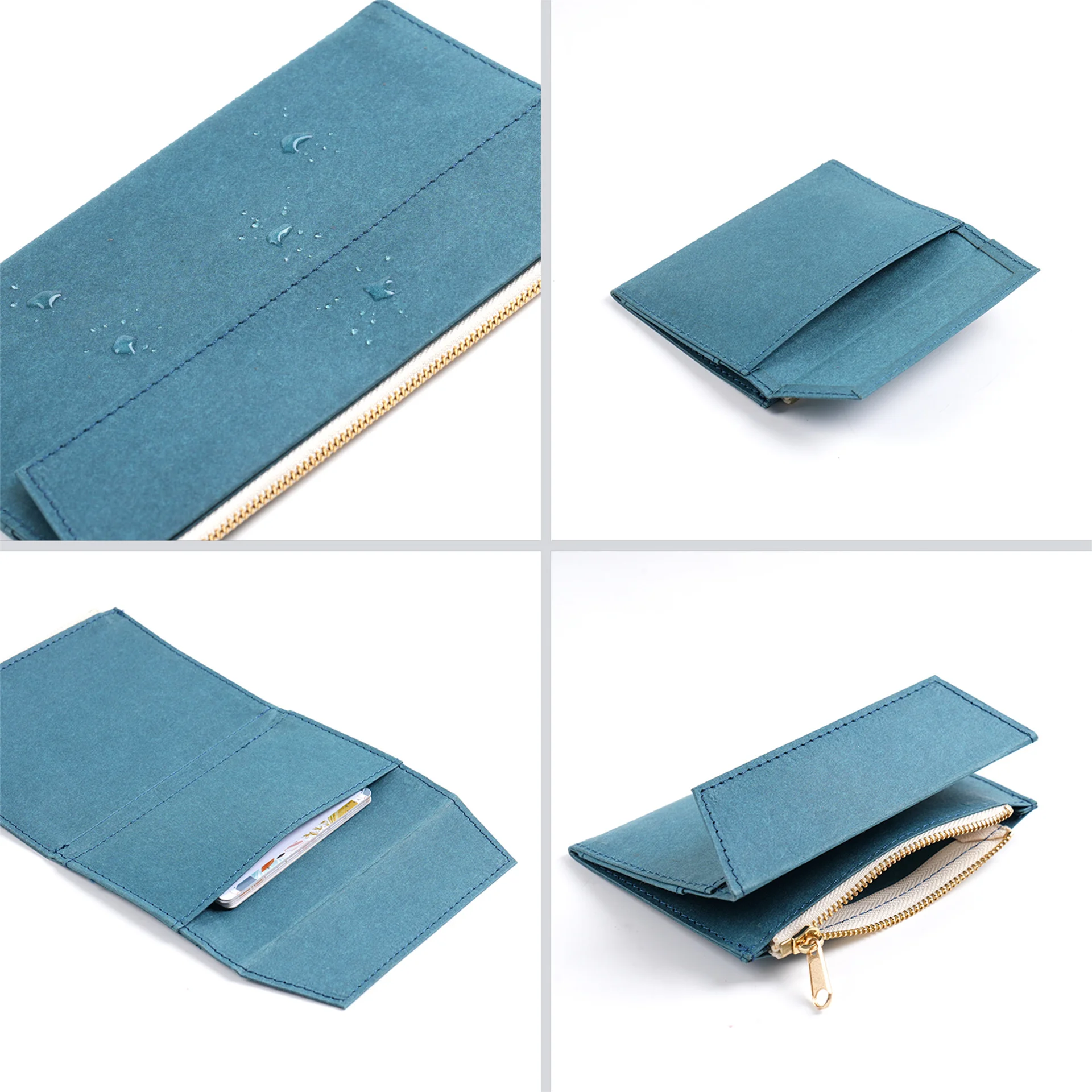 AIGUONIU  Travel Notebook Storage Bag Loose Leaf Notebook  Zipper Pen Bag Stationery Stickers Storage Supplies