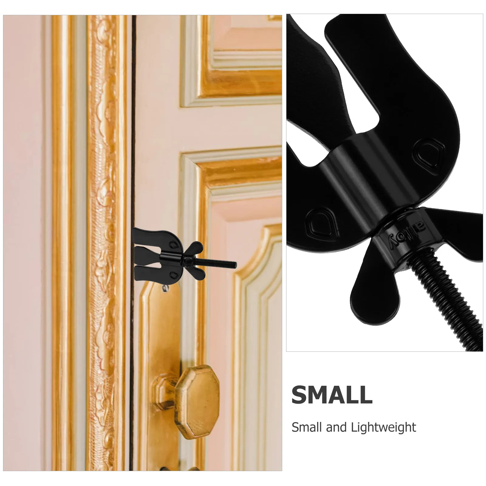 

Portable For Home Security Heavy Duty Stopper Travel Hotel Room Dorm Apartment Door Security Lock Compact Design Metal Door