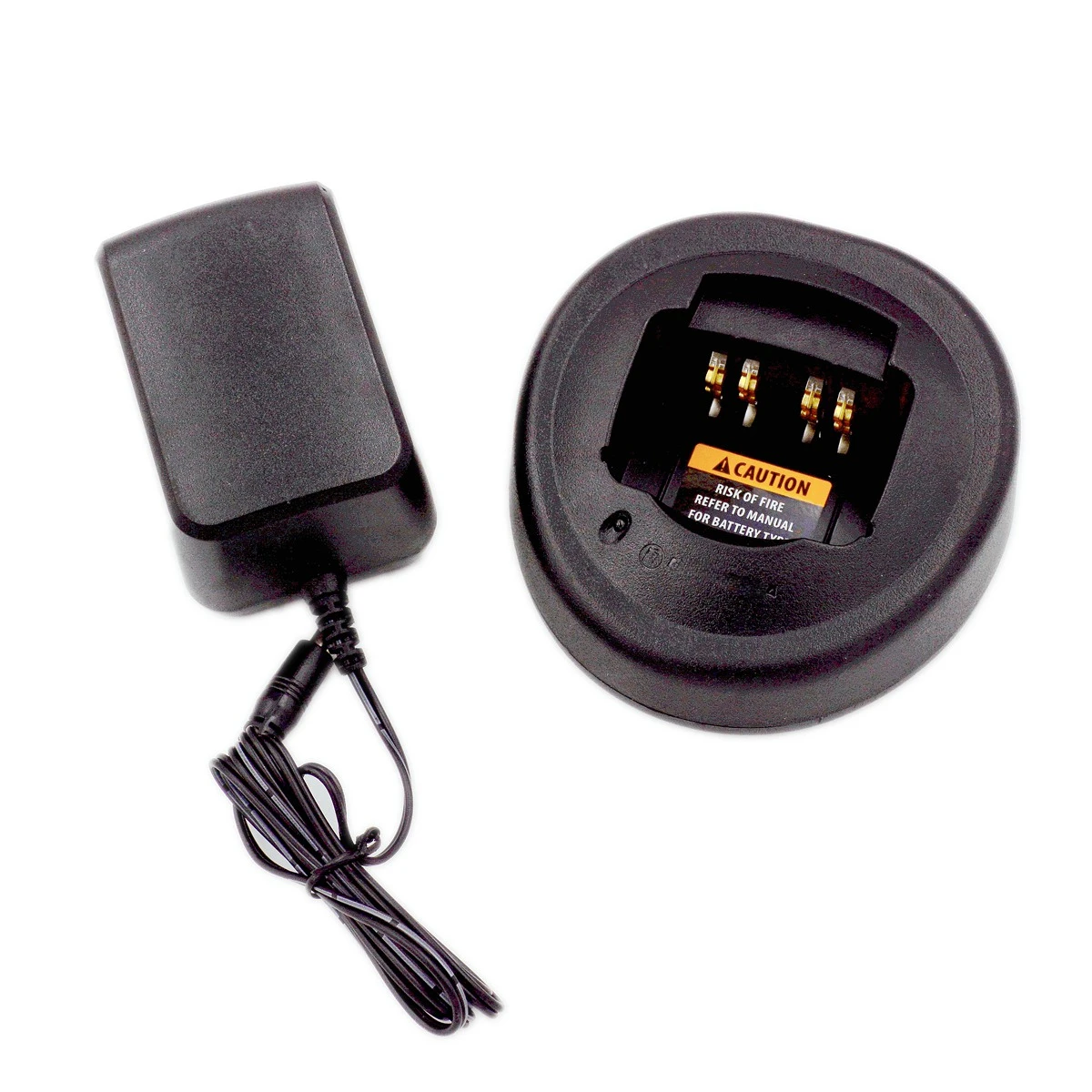 HAM Rádio Desktop Charger Base e AC Plug Adapter, Acessório de Alimentação, Fit para Motorola GL2000, GP328, HT1250, MTX950, PRO5350, PTX760