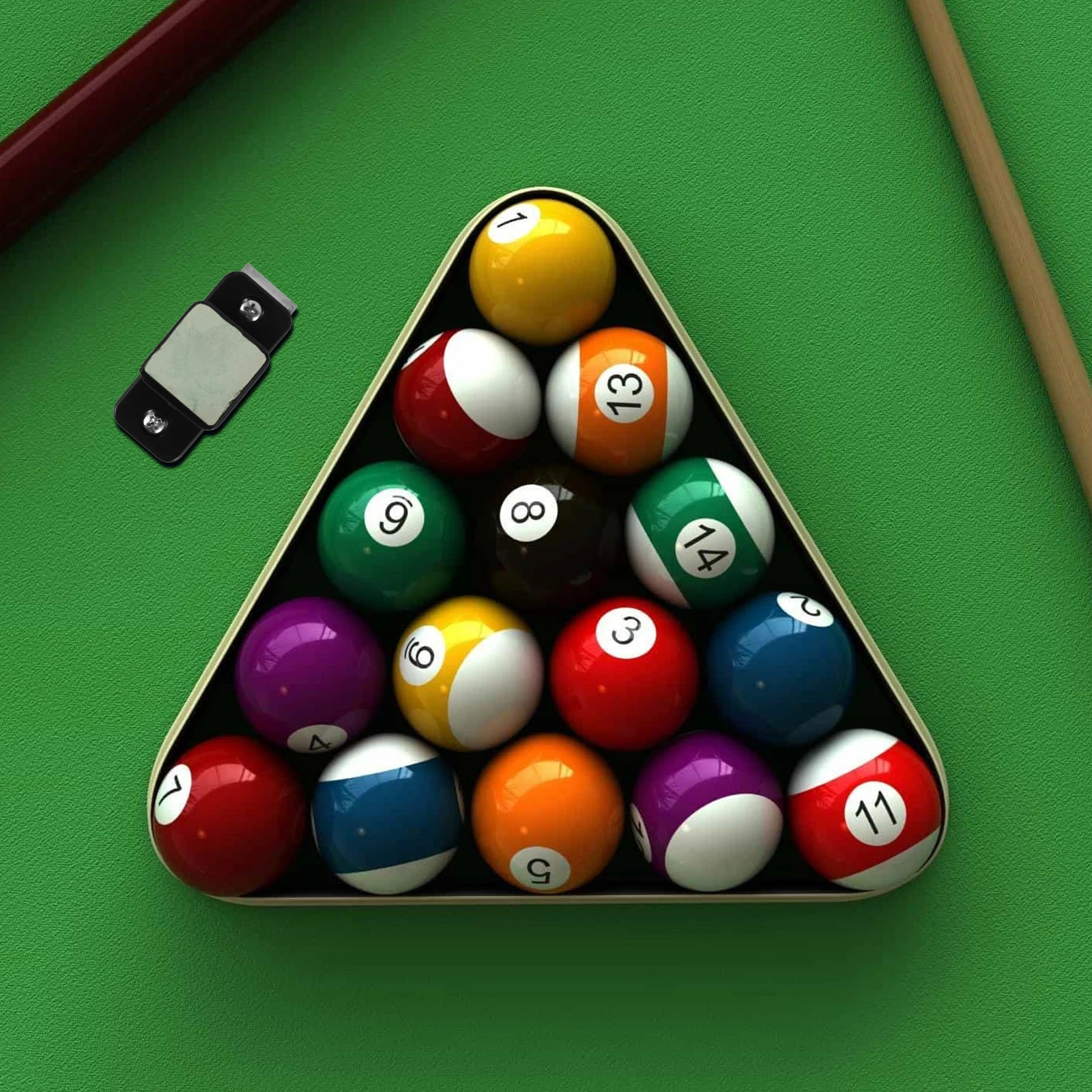 

Billiard Cue Holder Clamp Plastic Chalk Holder For Billiard Tip Accessory Portable Chocolate Storage