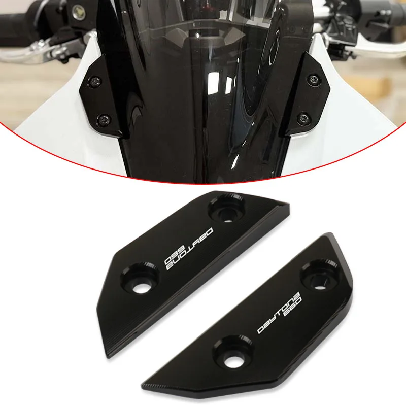 

Motorcycle Accessories Rearview Mirrors Seat Decorative Cover Mirror Base Brackets Fit For DAYTONA 660 Daytona 660 2024