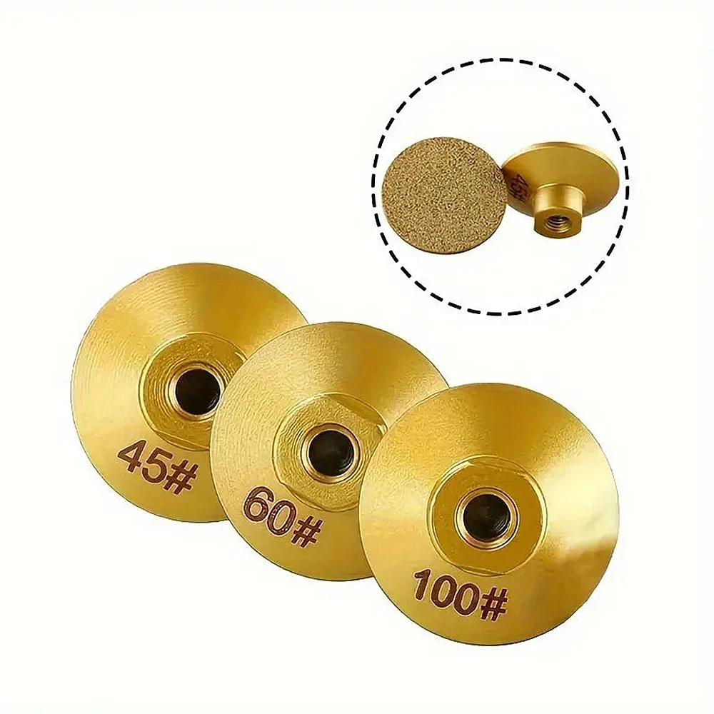 2 بوصة 50 مللي متر جلخ لوحة تلميع الرخام الكوارتز الجرانيت حصوه طحن أداة حادة M14/M10 الماس صنع من النحاس شقة رأس مطحنة