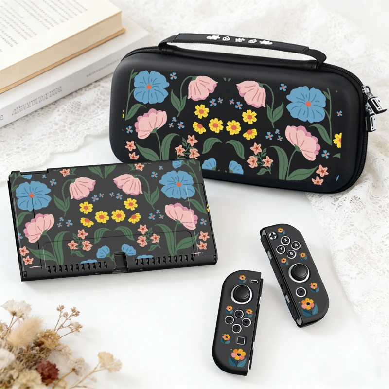 

Защитный корпус и набор для хранения для Switch NS и OLED, консоль и аксессуары для хранения, устойчивый к царапинам и падению, идеальный подарок