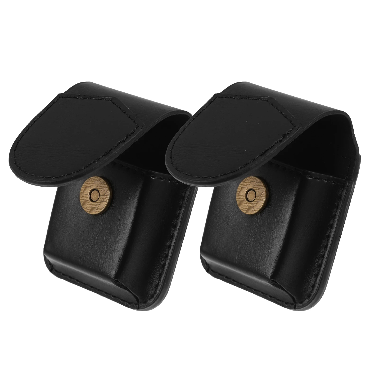 

2pcs Bag Portable Cigarette Case Wear-Resistant Durable Smoke Lighter Sleeve For Men Small Size Light Weight