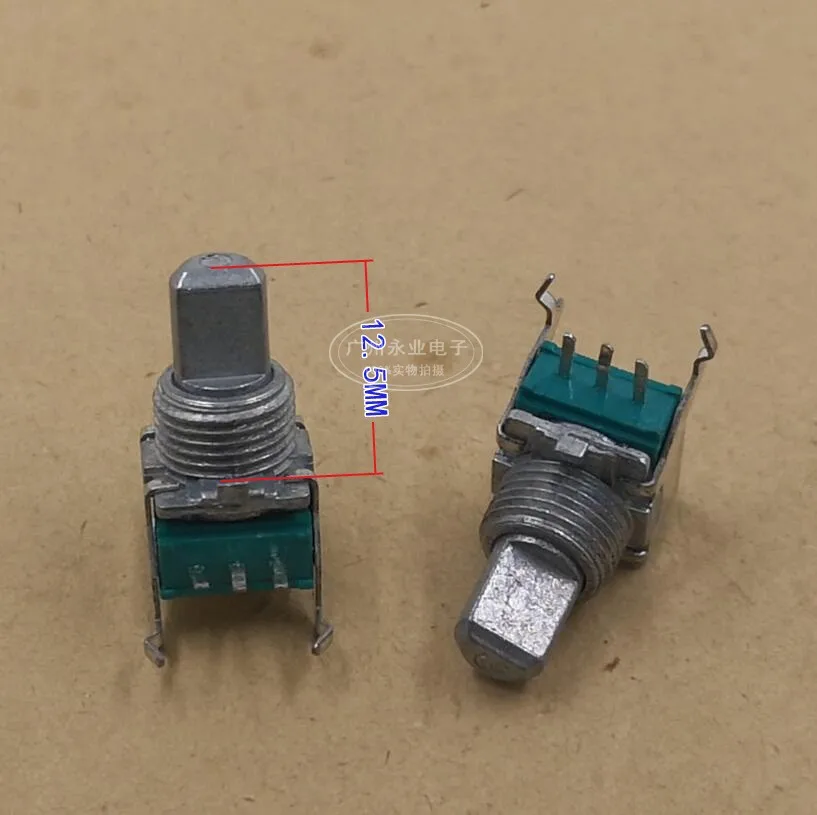 2 Piece RK097N Single Horizontal With Bracket B20K 203B Volume Audio Adjustable Potentiometer 3 Feet Handle Length 12.5MM
