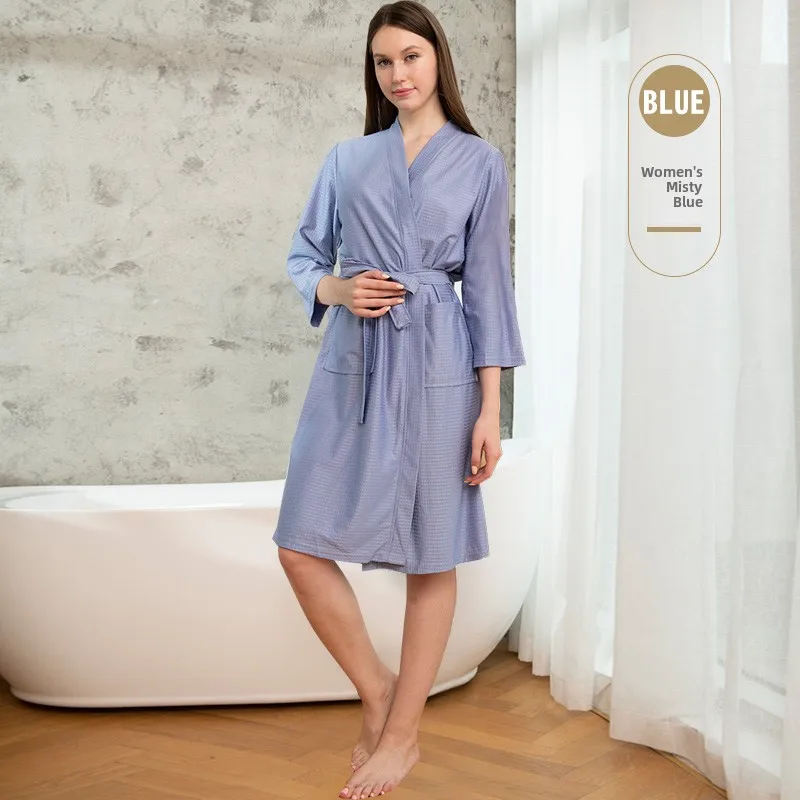 Mist blue woman