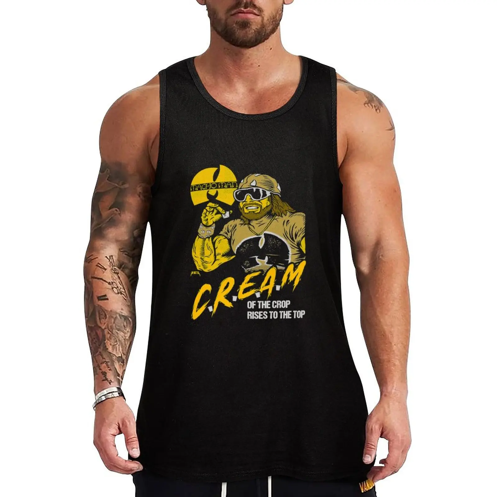 

Macho Man C.R.E.A.M Tank Top sleeveless tshirts for men Sleeveless men
