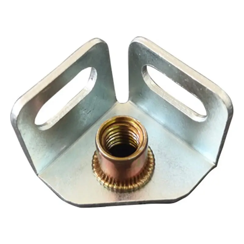 

A25I-Carbon Steel Base Fittings Accessories Rack Casters Angle Iron Connecting Wheel Carbon Steel Base Fittings Wheels