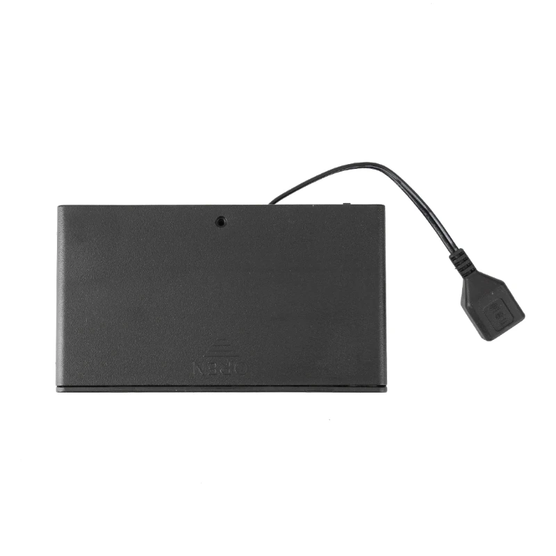 E9LB 2/3/4/6/8 gniazdo uchwyt baterii AA futerał do przechowywania portem USB do klocków konstrukcyjnych zestaw oświetlenia