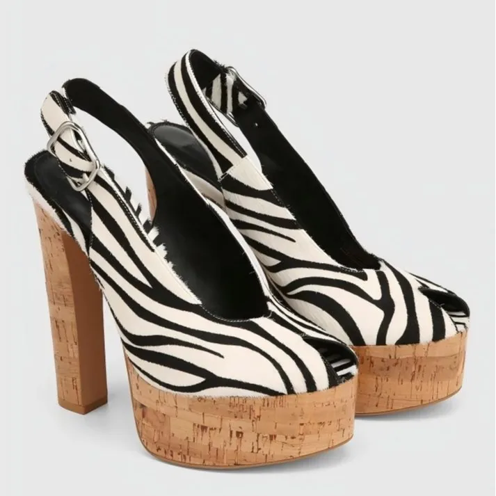 

Женские прозрачные босоножки на платформе из ПВХ с пробковой массивной высокой подошвой, с ремешком на щиколотке, с открытым носком, для вечеринок, 2026