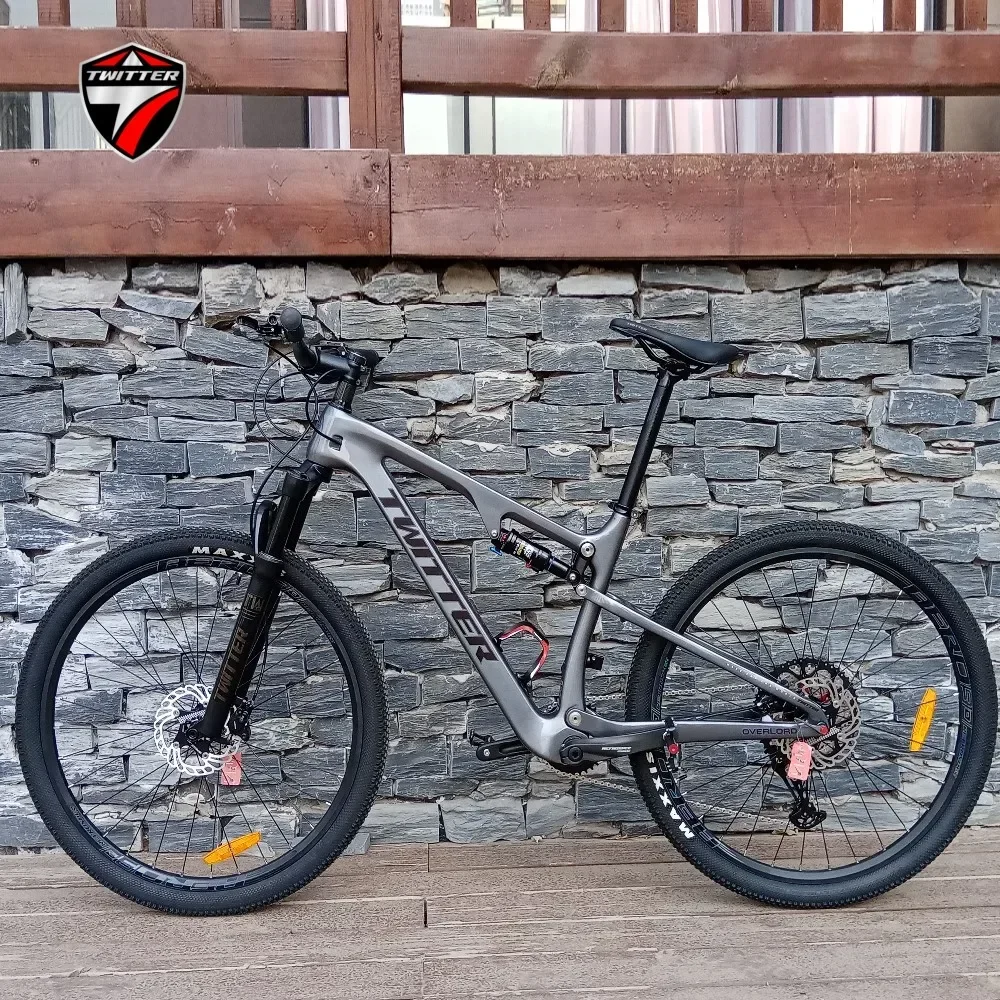 

TWITTER OVERLORD SX EAGLE-12S mid-set hydraulic disc brakes AM Class T900 Full Suspension Carbon Bike + ROCKSHOX-JUDYS велосипед