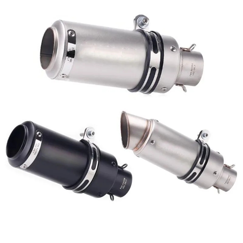 AliExpress NONE 51mm 60mm Motorcycle Exhaust Silencer Muffler GP-project Universal Sport Bike Racing Muffler