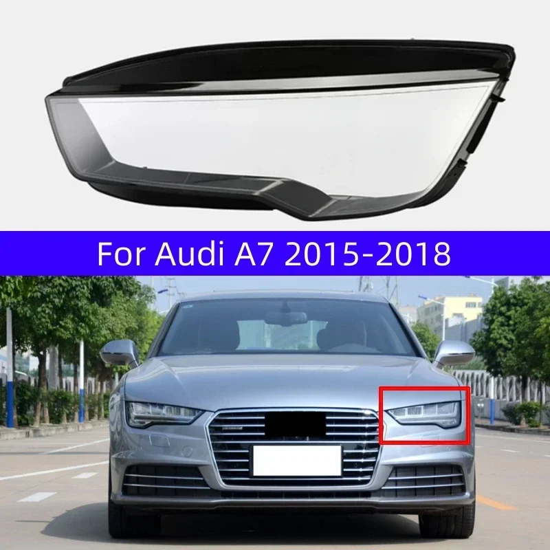 

For Audi A7 2015 2016 2017 2018 Accessories For The Car Replace A Transparent PC Lights Shell Headlights Glass
