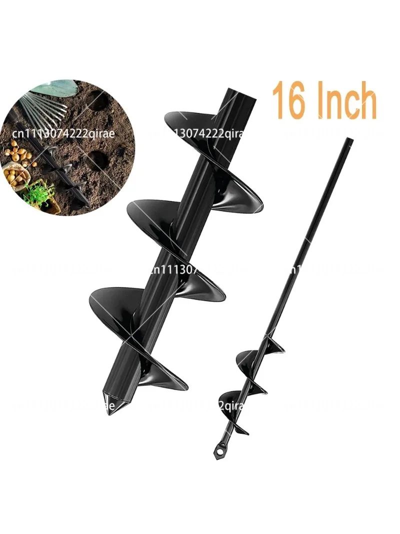 Auger Drill Bit for Planting Garden Post Hole Digger Electric Hex Drive Bulb Bedding Planter Tool