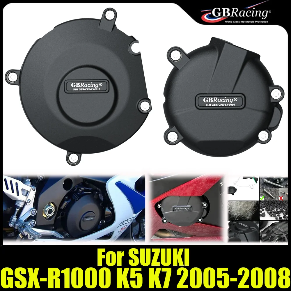 

GBRacing For SUZUKI GSX-R1000 K5 K7 2005 2006 2007 2008 Motorcycles Engine Protection Cover