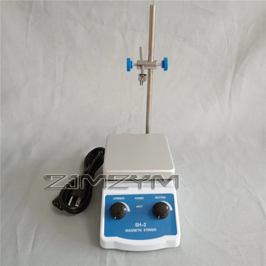 SH-2 Constant Temperature Magnetic Mixer Magnetic Heating Stirrer Laboratory Mixer Stirrer 110V/220V 180W 100-1600 r/min 2000ml