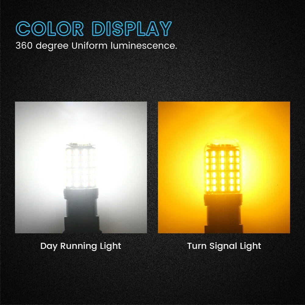 2 Piezas 3757 3157 4157NA Bombilla LED con Función de Cambio de Color ...