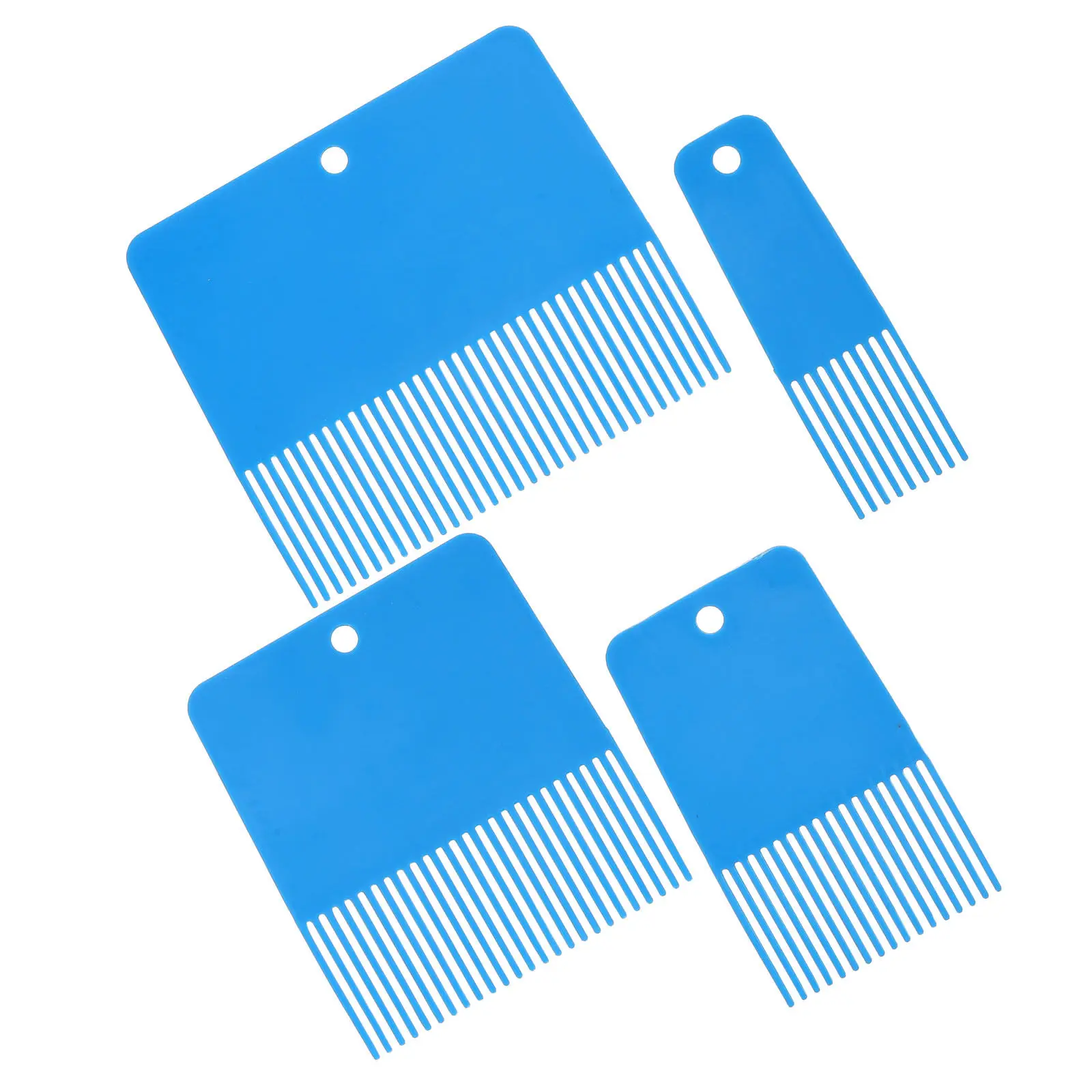 

Набор из 4 силиконовых гребней для создания текстурной росписи, для нанесения тонкой текстуры, скребковая кисть для абстрактного искусства, для работы с диатомовой глиной и льняным узором