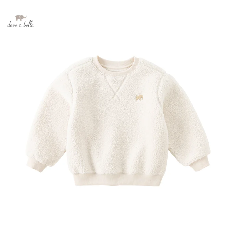 Dave Bella 2023 New Autumn Winter Girls Boys Baby Children Top Sweatshirt Casual Fashion Pullover Gentle Outdoor Party DB4237447