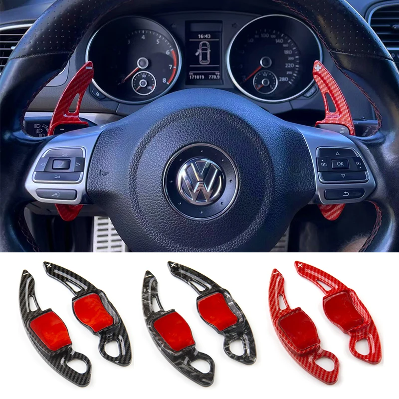 For Volkswagen GOLF 5 6 jetta GTI Tiguan Sciricco CC POLO GTI Sharan Passat b7 extension paddle shift VW Interior accessories