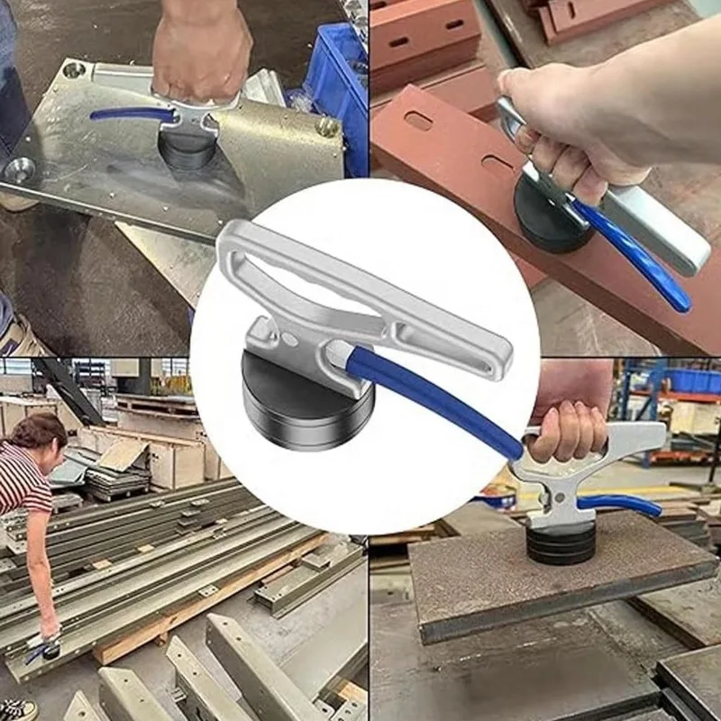 Heavy-Duty Magnetic Pickup Tool Lifting Magnet with Handle for Metal Lifting Portable Material Collector with Quick Release