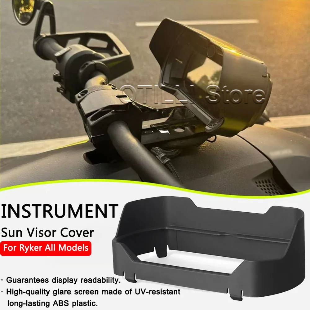 

Instrument Dashboard Sun Visor Guard Anti-Glare Cover Protection Motorcycle For Can-Am Ryker 600 900 Ace Rally Sport 2019-2025