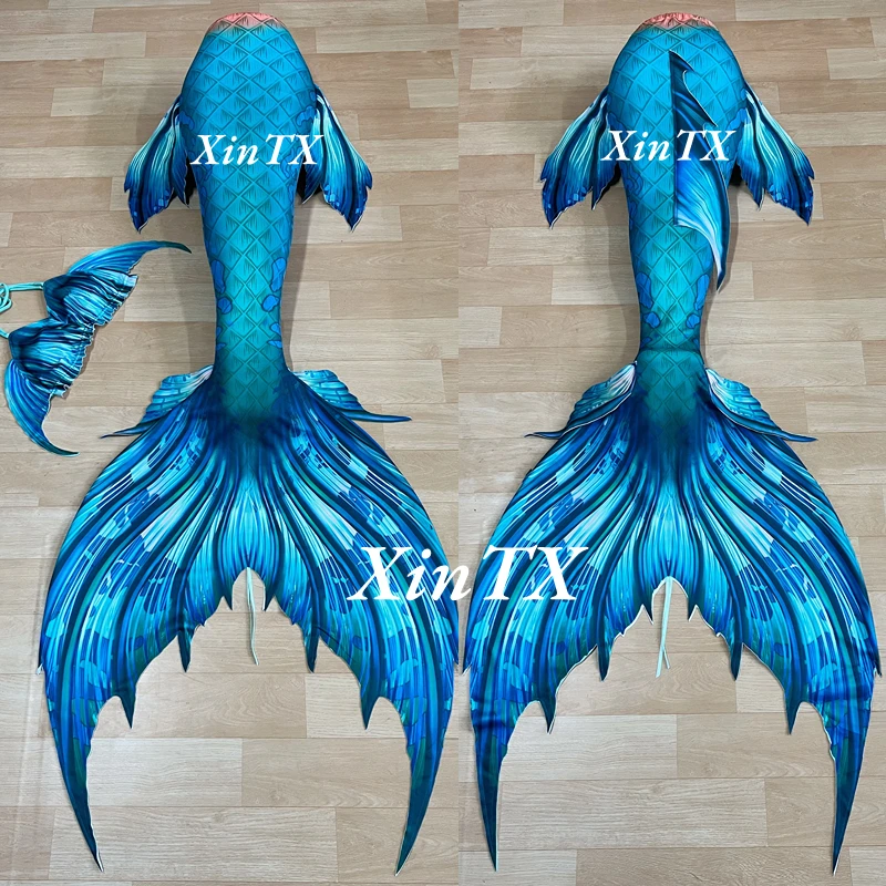 New Women Mermaid Tail Adult Big Mermaid Tail Club Sexy Bikini Swimsuit Bra Oceanarium Performance Pool Party Stretch Fabric2024