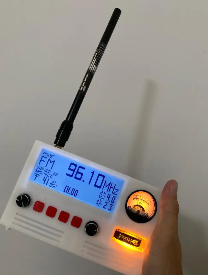 Imagem -03 - Nyakoishi-receptor fm de Onda Curta Leitura Áudio vu S-meter Bateria de Lítio 8000mah Versão Tef6686