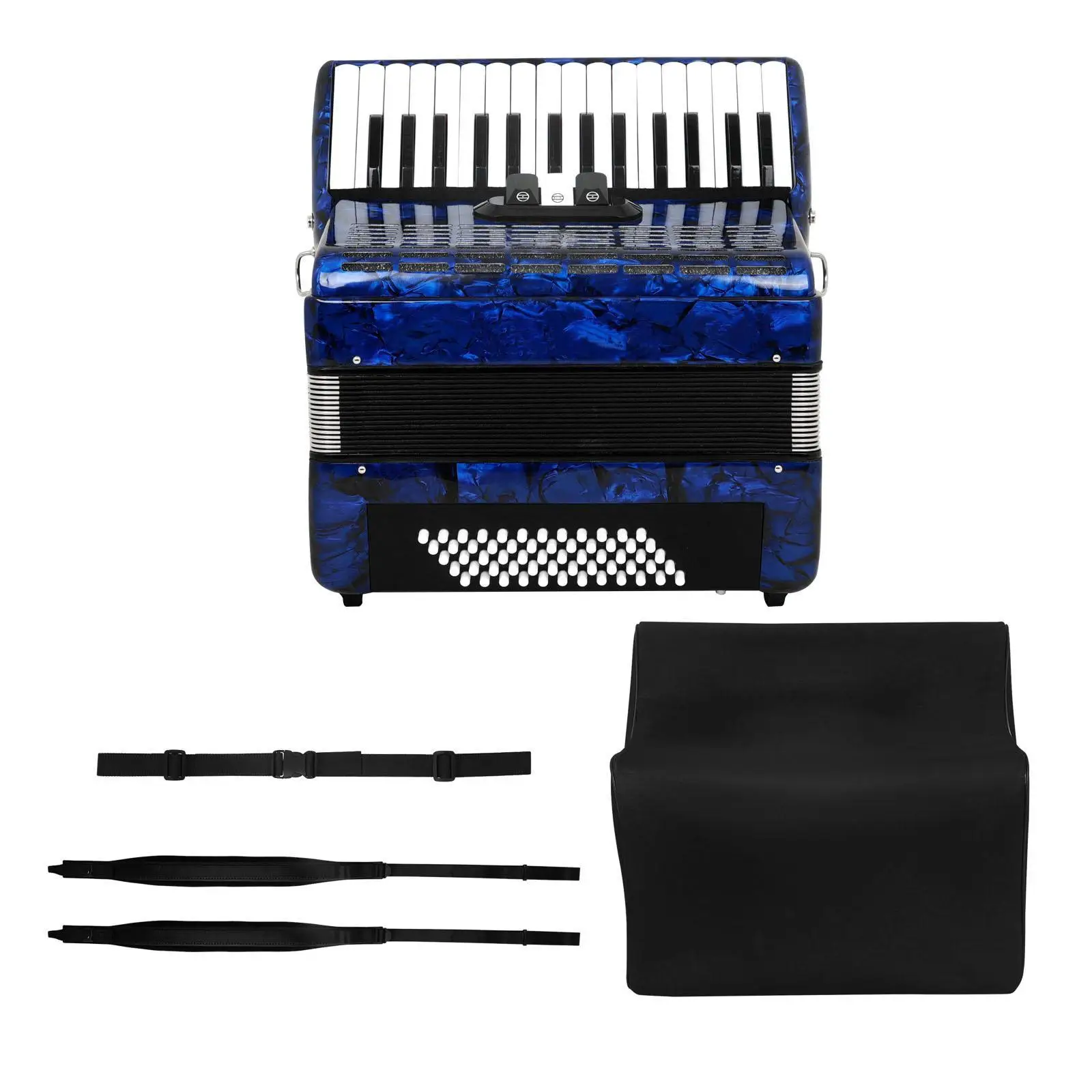 30 Keys 60 Bass Piano Accordion Early Development Portable Kids Accordion for Kids Students Children Music Lover Boys and Girls