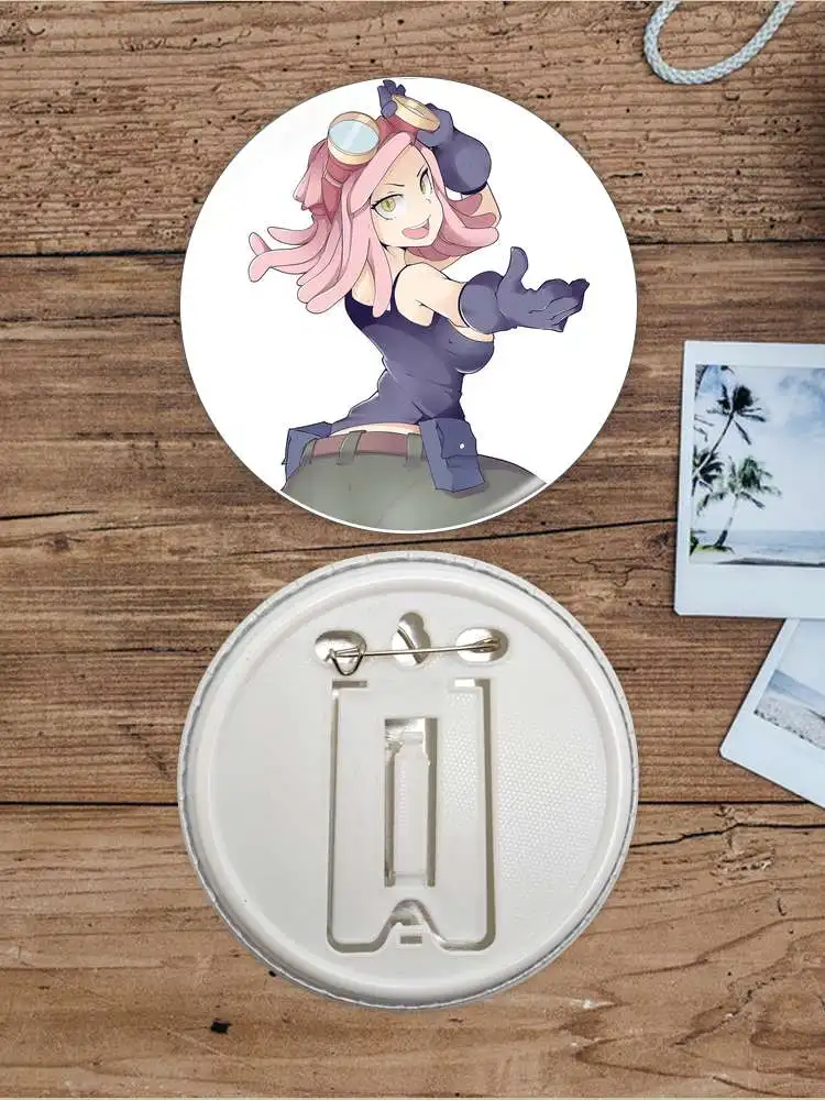 Hatsume Mei Anime Personagem Jogo Botão Macio Emblema Broche, âncora Periféricos Pin, Decoração Mochila, Saco De Escola, Jóias de Metal