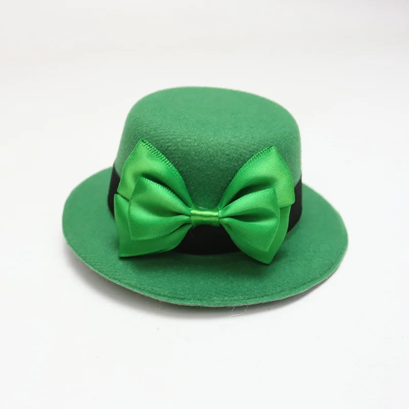 Primeiro. Dia de Patrick Trevo verde Headwear, Irish Festival Hat, Holiday Hat