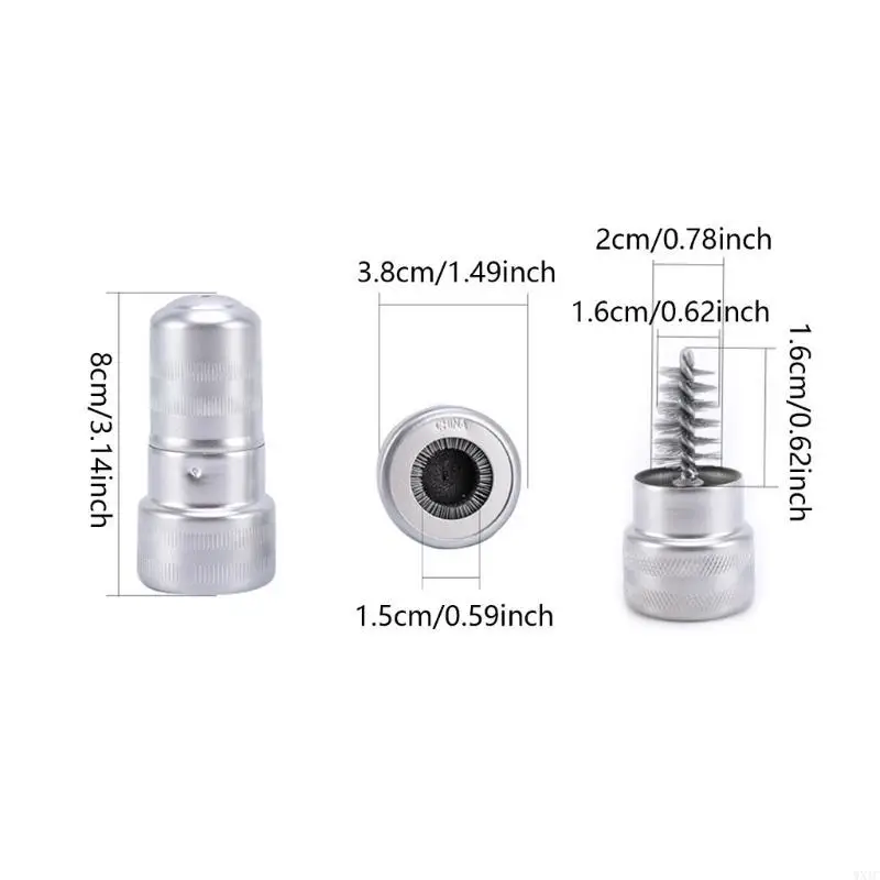 WXTC Battery Brush Set Increase Battery Life Features Strong Bristles Ergonomic Grip