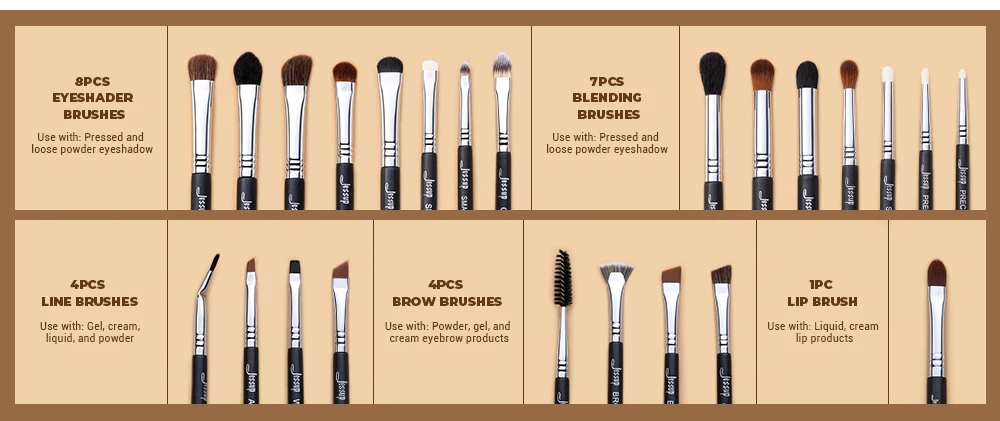 Jessup Makeup Brushes Set Professional 35pcs Premium Synthetic Labeled Make up Brush for Foundation Eyeshadow Concealer Contour